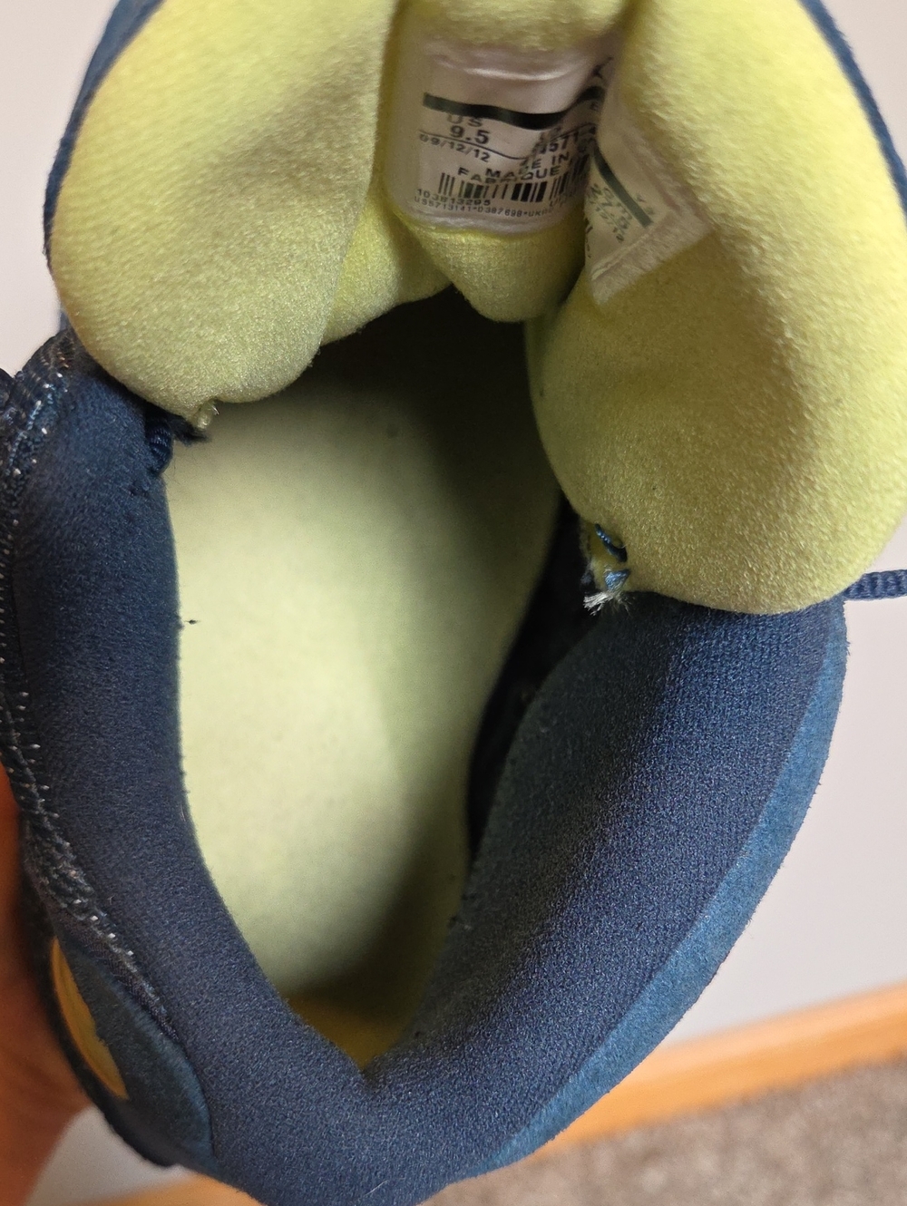 AIR JORDAN Retro 13 "Squadron Blue" Size 9.5 - Picture 14 of 16